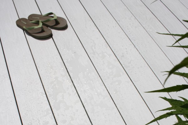 Террасная доска из ДПК Terrapol Практик моноколор Жемчуг (под заказ) купить в Санкт-Петербурге