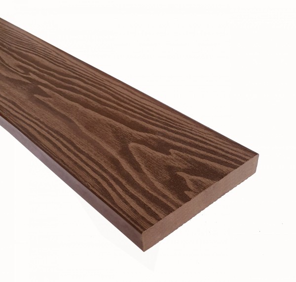 Террасная доска из ДПК Terrapol Смарт 3D Полнотелая без паза Орех Милано купить в Санкт-Петербурге