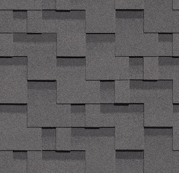 Гибкая черепица Docke, коллекция Тетрис – Серый купить в Санкт-Петербурге