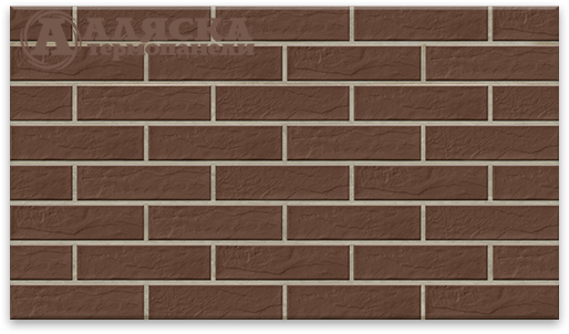 Фасадные Термопанели Аляска Braun Rustic купить в Санкт-Петербурге