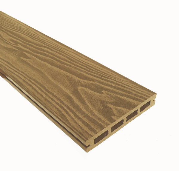 Террасная доска из ДПК Terrapol Смарт 3D Пустотелая с пазом Дуб Севилья купить в Санкт-Петербурге