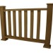 Ограждения из ДПК WOODVEX Кофе купить в Санкт-Петербурге