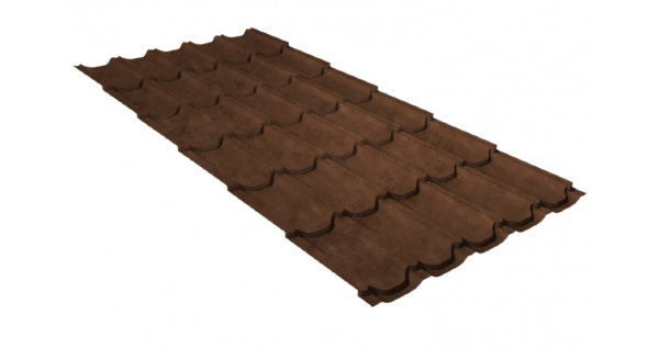 Металлочерепица квинта плюс 0,45 Safari Twincolor Brown купить в Санкт-Петербурге