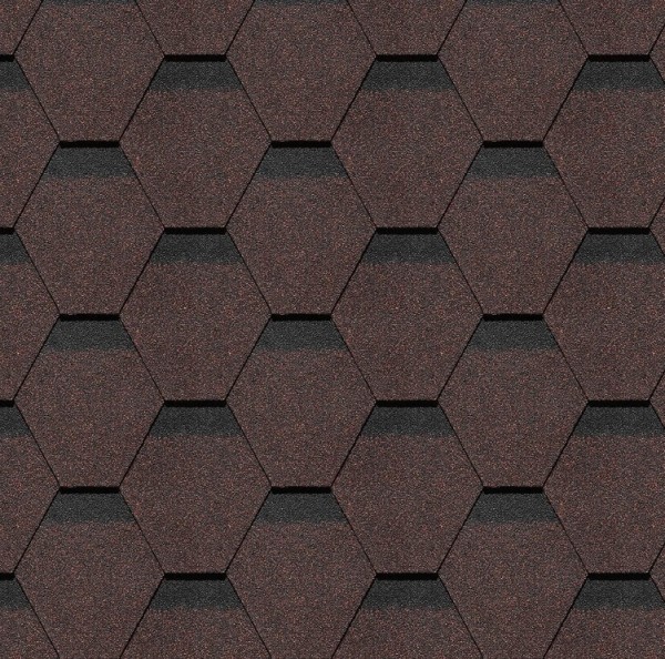 Гибкая черепица Docke, коллекция Шеффилд – Корица купить в Санкт-Петербурге