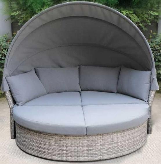 Диван-Трансформер AFINA плетеный из иск. ротанга AFM-325G Grey купить в Санкт-Петербурге