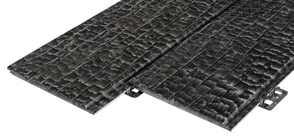 Фиброцементные панели FCSPRO Decor Wood Click Угольное купить в Санкт-Петербурге