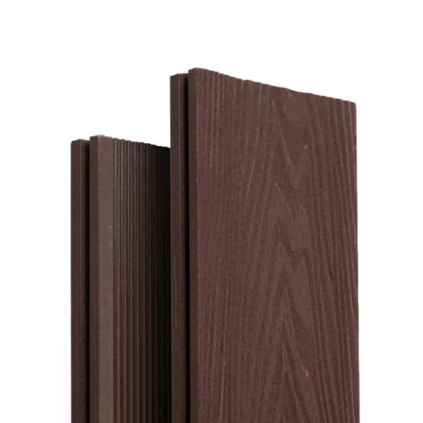 Террасная доска Ecodecking Экстра 3D полнотелая Венге купить в Санкт-Петербурге