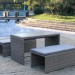 Диван-Трансформер AFINA плетеный из иск. ротанга S330G-W78 Grey купить в Санкт-Петербурге
