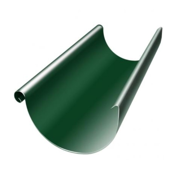 Водосток Grand Line 125x90 – Желоб 3м RAL 6005 купить в Санкт-Петербурге