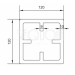 Столб SEQUOIA Evolution 3D WOOD BLACK купить в Санкт-Петербурге