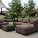 Комплект мебели AFINA плетеной из иск. ротанга YR821A Brown/Beige купить в Санкт-Петербурге