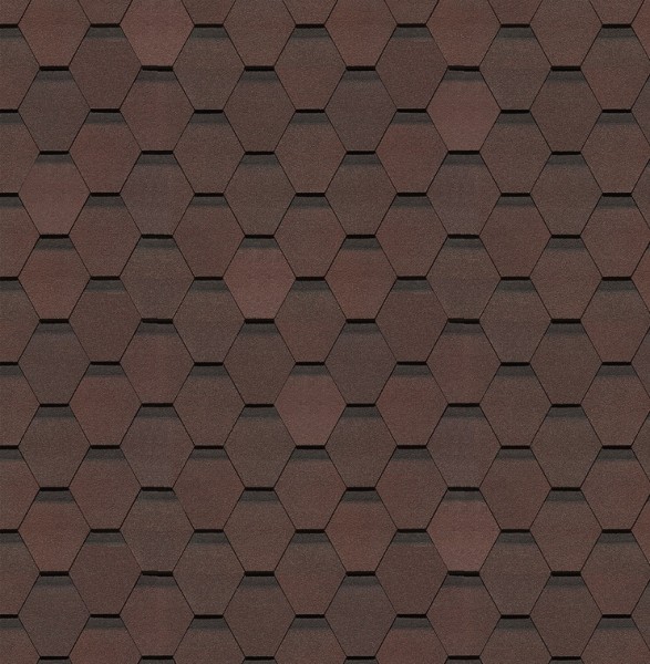 Гибкая черепица Docke, коллекция Шеффилд – Зрелый каштан купить в Санкт-Петербурге