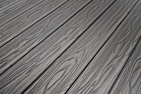 Террасная доска из ДПК Terrapol Смарт 3D Полнотелая с пазом Черное дерево купить в Санкт-Петербурге