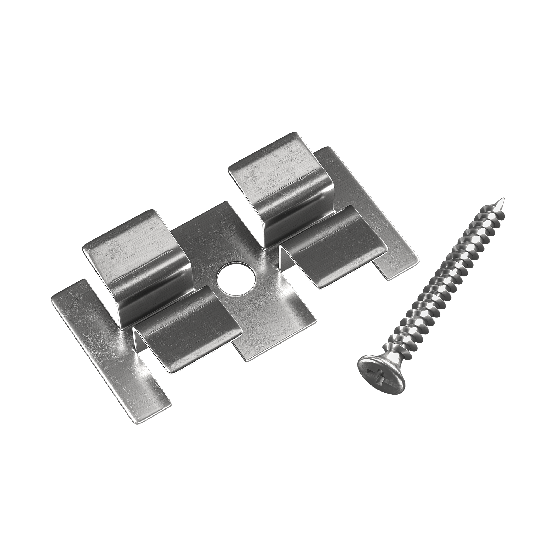 Клипса с саморезом, Grinder шовный монтаж 5 mm купить в Санкт-Петербурге