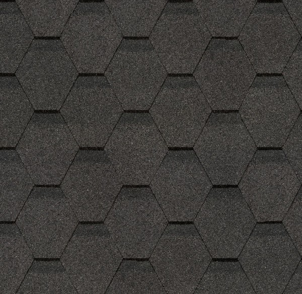 Гибкая черепица Docke, коллекция Шестигранник Серый купить в Санкт-Петербурге