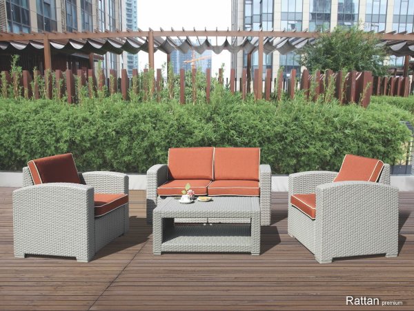 Уличные диваны и кресла коллекции Rattan Premium 4 купить в Санкт-Петербурге