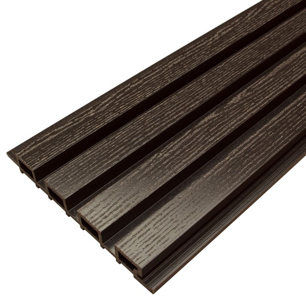 Фасадная доска из ДПК Faynag Wood Рейка Венге купить в Санкт-Петербурге