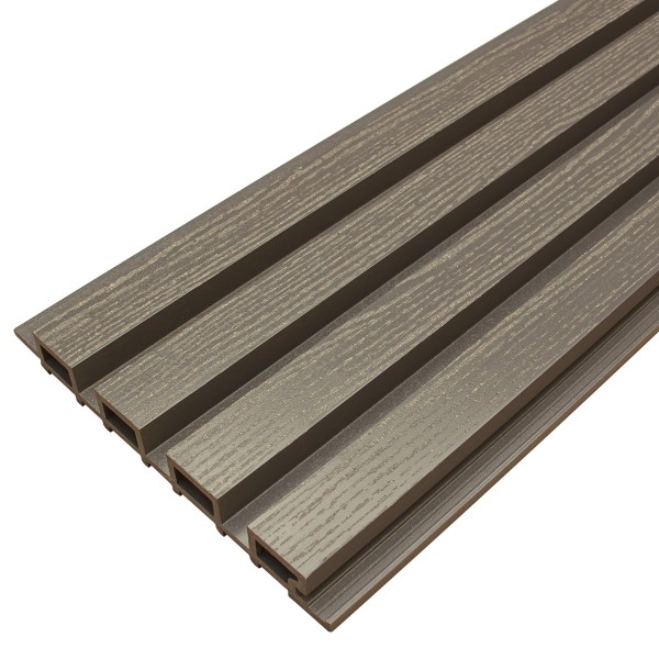 Фасадная доска из ДПК Faynag Wood Рейка Графит купить в Санкт-Петербурге