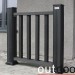 Ограждение из ДПК Outdoor Классик 3D STORM чёрный купить в Санкт-Петербурге