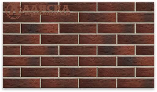 Фасадные Термопанели Аляска Cherry Rustic купить в Санкт-Петербурге