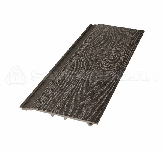 Сайдинг из дпк savewood sw-cedrus тангенциальный распил темно-коричневый купить в Санкт-Петербурге