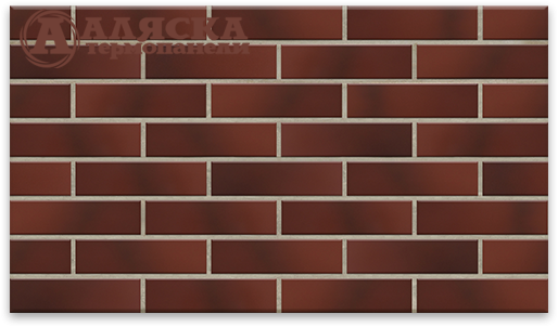 Фасадные Термопанели Аляска Cherry Glatt купить в Санкт-Петербурге