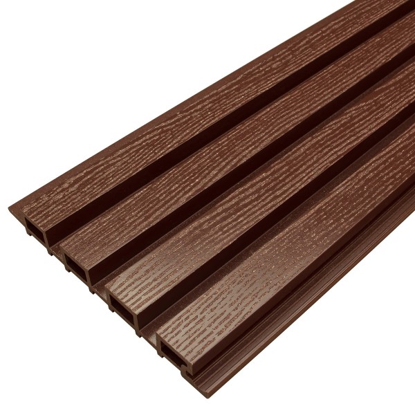 Фасадная доска из ДПК Faynag Wood Рейка Шоколад купить в Санкт-Петербурге