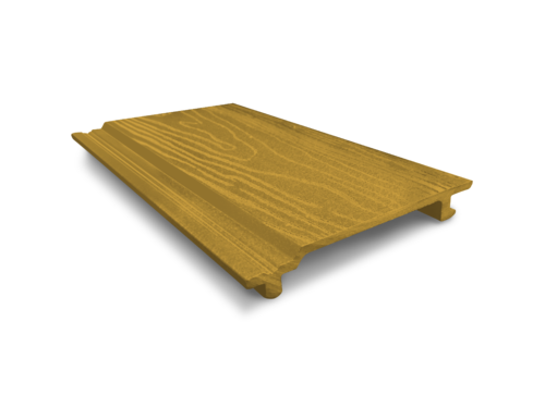Фасадная панель  из ДПК ECODECKING Желтый купить в Санкт-Петербурге