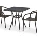 Комплект плетеной мебели AFINA из иск. ротанга T282BNT/Y137C-W53 Brown 2Pcs купить в Санкт-Петербурге