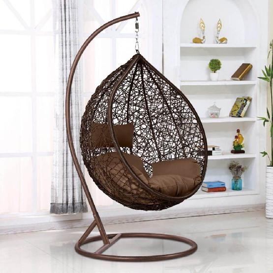 Кресло Подвесное из искусственного ротанга AFM-168A-XL Brown купить в Санкт-Петербурге