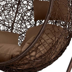 Кресло Подвесное из искусственного ротанга AFM-168A-XL Brown