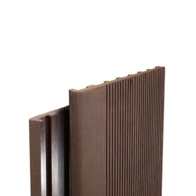 Ступень Ecodecking Техно полнотелая Шоколад