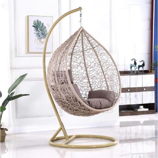 Кресло Подвесное из искусственного ротанга AFM-169A-XLB Beige купить в Санкт-Петербурге