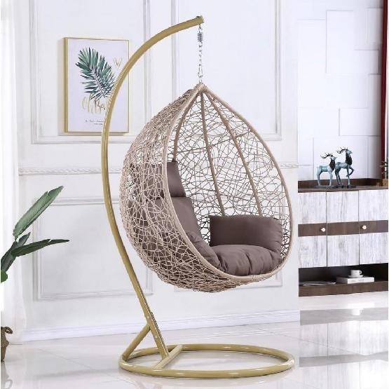 Кресло Подвесное из искусственного ротанга AFM-169A-LB Beige купить в Санкт-Петербурге