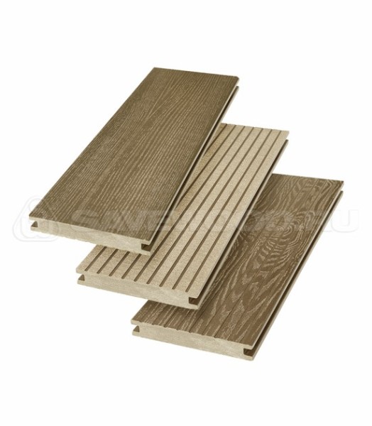 Террасная доска SW Fraxinus (R) полнотелая «SaveWood» Тик купить в Санкт-Петербурге