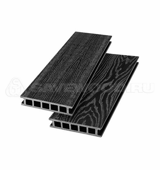 Террасная доска из ДПК SW-Fagus «SaveWood» черный купить в Санкт-Петербурге