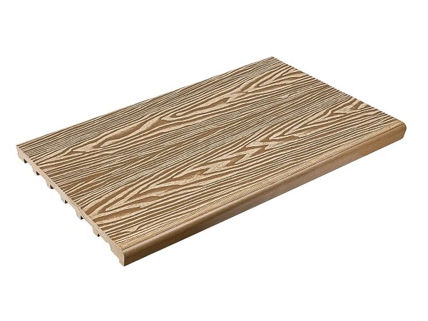 Ступень полнотелая из ДПК Deckart Step 3D Орех купить в Санкт-Петербурге