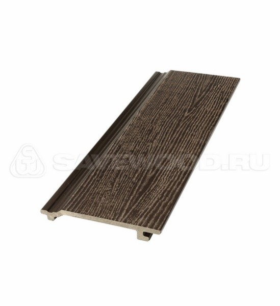Сайдинг из дпк savewood sw-sorbus радиальный распил темно-коричневый купить в Санкт-Петербурге