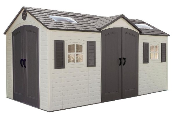 Сарай пластиковый LifeTime 15x8 DD купить в Санкт-Петербурге