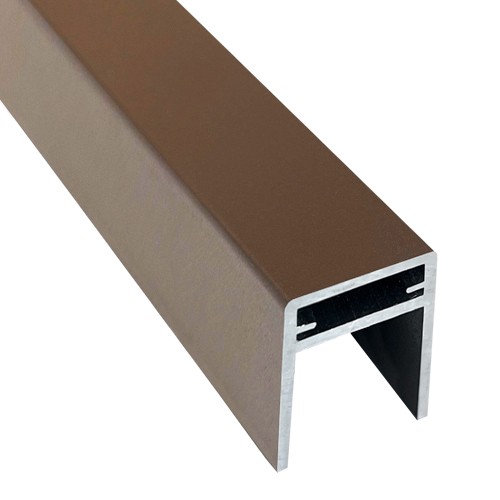 П-профиль Алюминиевый EasyDecking 35x25 Венге купить в Санкт-Петербурге