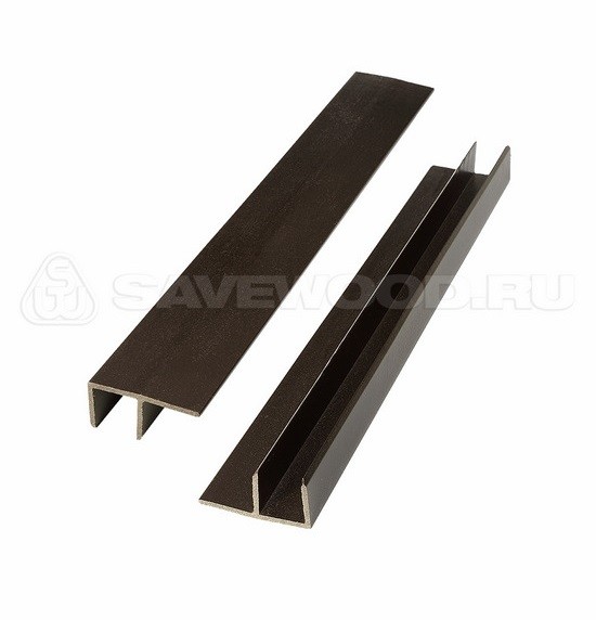 F-профиль ДПК Savewood – Тёмно-коричневый купить в Санкт-Петербурге