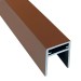 П-профиль Алюминиевый EasyDecking 35x25 Коричневый купить в Санкт-Петербурге