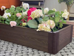 Доска для грядок и клумб из ДПК 3D, 25х150х2950 венге