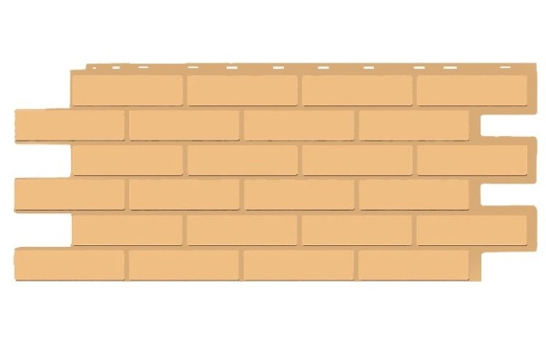 Фасадная панель T-Siding Кирпич Модерн Эко Крем купить в Санкт-Петербурге