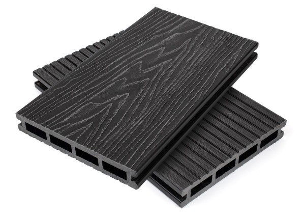 Террасная доская ДПК NanoWood Nature 3D пустотелая Графит купить в Санкт-Петербурге
