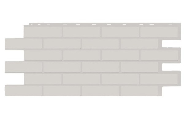 Фасадная панель T-Siding Кирпич Модерн Эко Уайт купить в Санкт-Петербурге