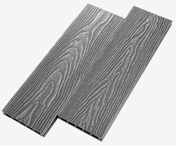Террасная доска из ДПК RusDecking Unodeck Vintage - Серый купить в Санкт-Петербурге