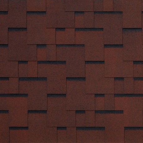 Гибкая черепица Tegola SAN REMO rosso 402 купить в Санкт-Петербурге